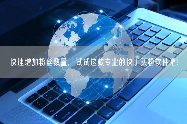 快速增加粉丝数量,试试这款专业的快手买粉软件吧!