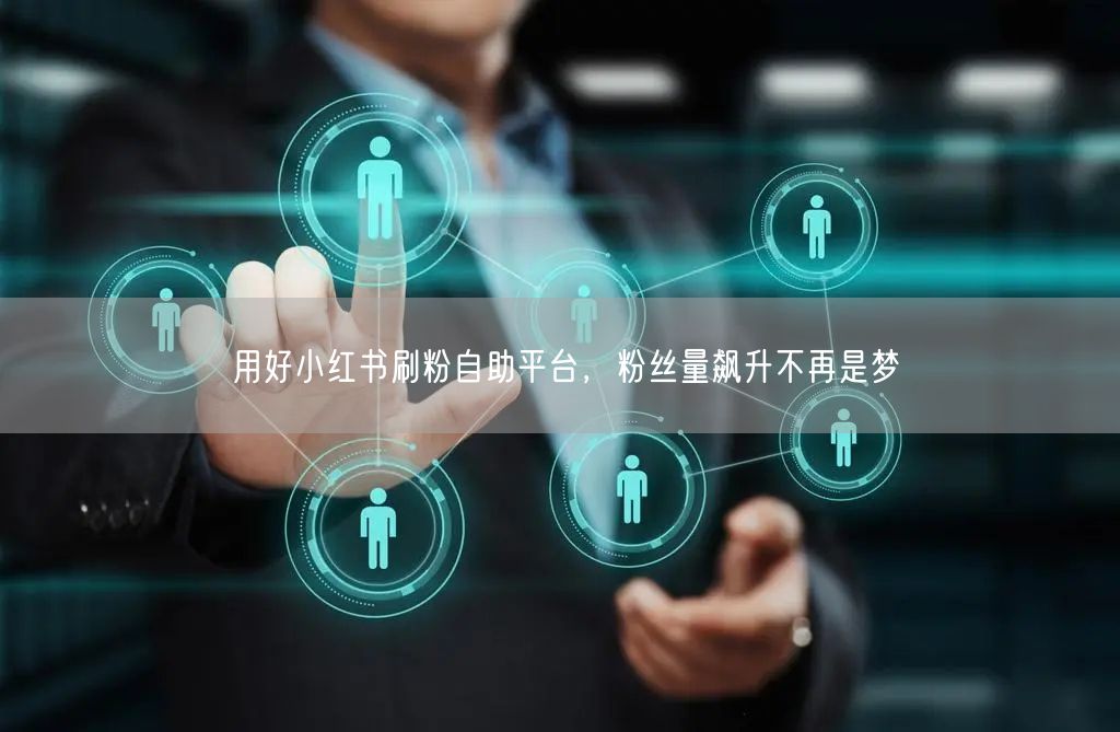 用好小红书刷粉自助平台,粉丝量飙升不再是梦