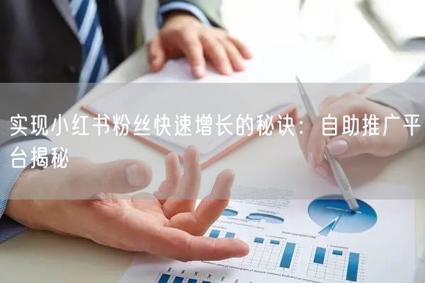实现小红书粉丝快速增长的秘诀：自助推广平台揭秘