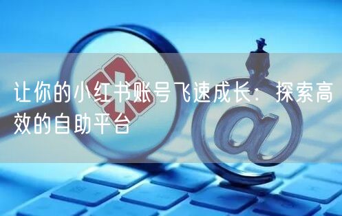 让你的小红书账号飞速成长：探索高效的自助平台