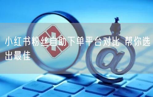 小红书粉丝自助下单平台对比 帮你选出最佳